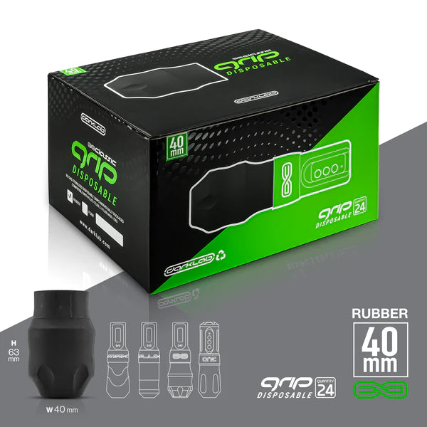 Disposable Rubber Grips - Box Of 24