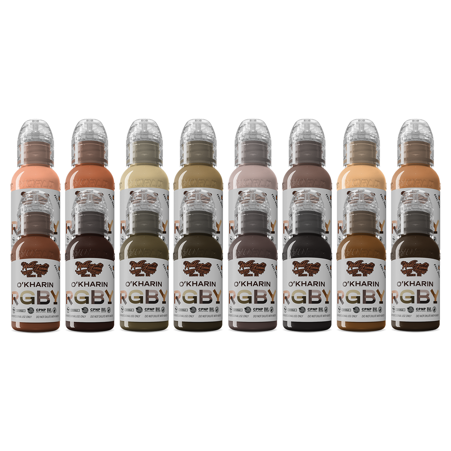 WORLD FAMOUS Sasha O'Kharin RGBY Skin Tone Set