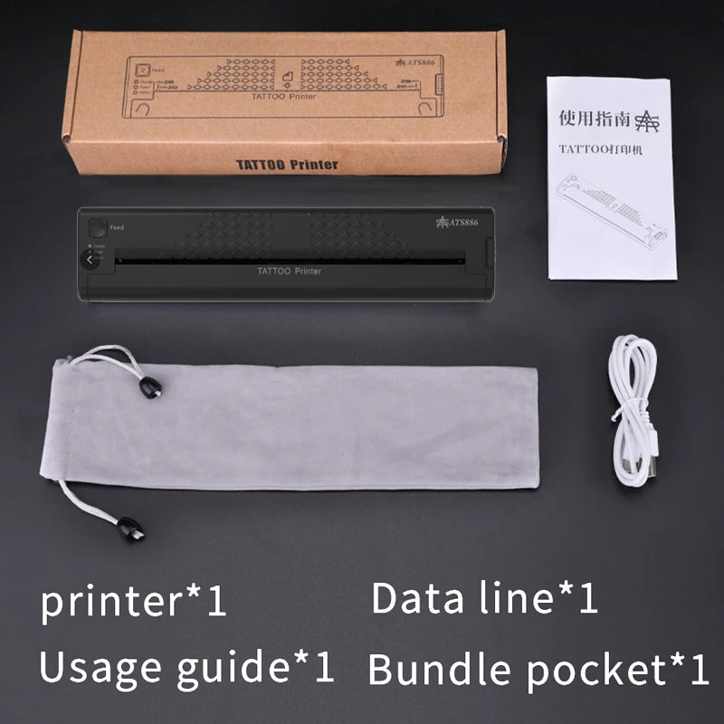 Wireless Thermal Stencil Tattoo Printer