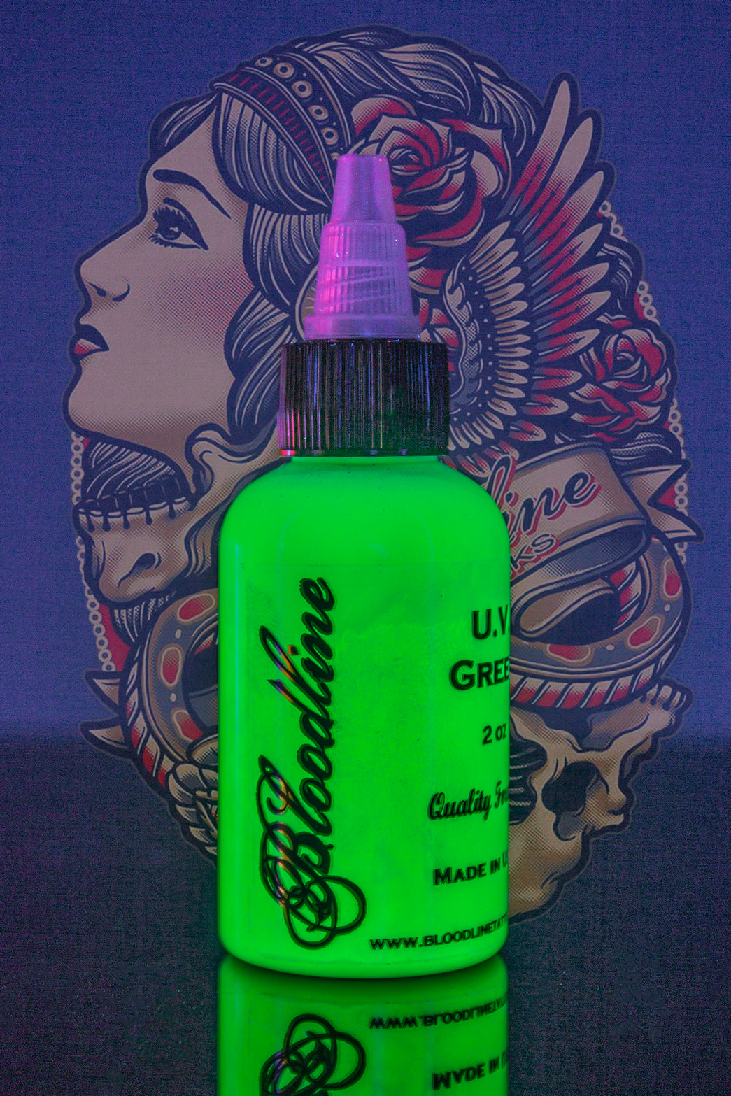 BLOODLINE - Blacklight UV Green