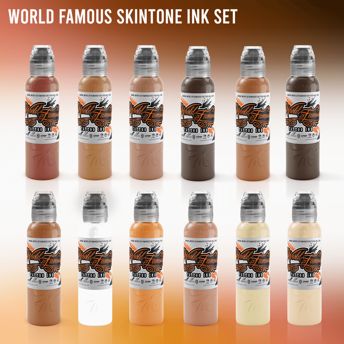 WORLD FAMOUS Skintone Ink Set