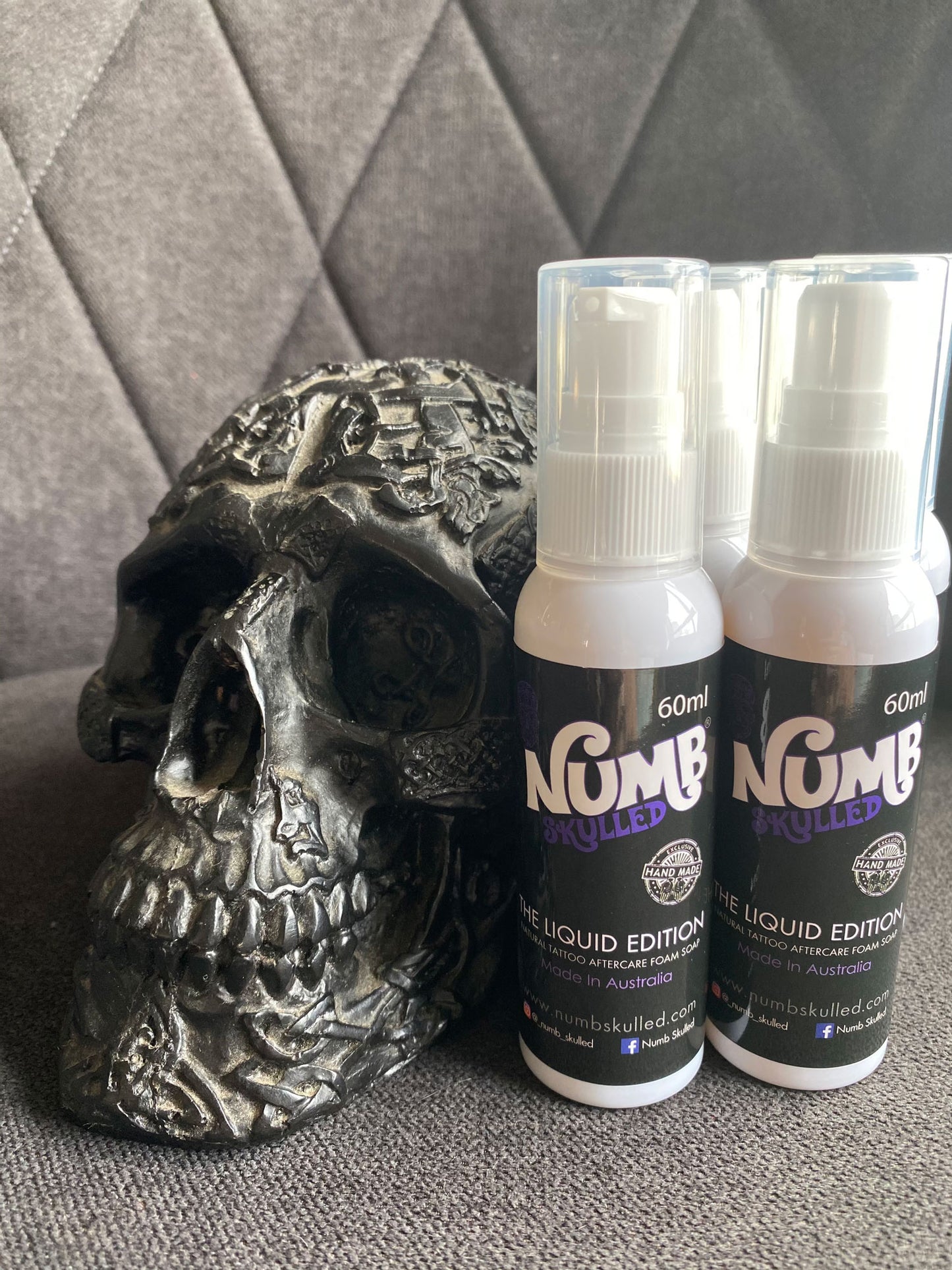 NUMB SKULLED The Liquid Edition Natural Castile Soap (60ml)