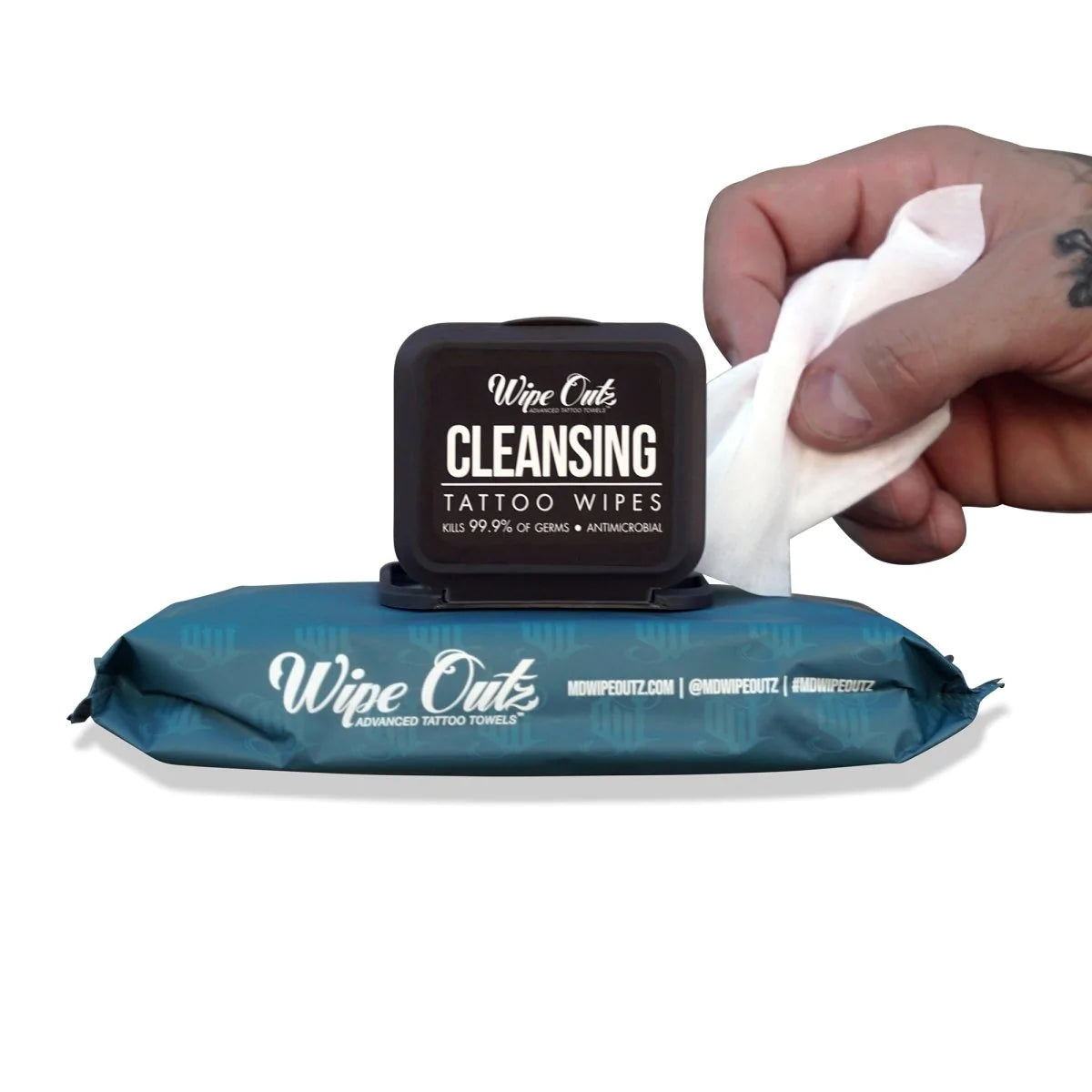 WIPE OUTZ Cleansing Tattoo Wipes