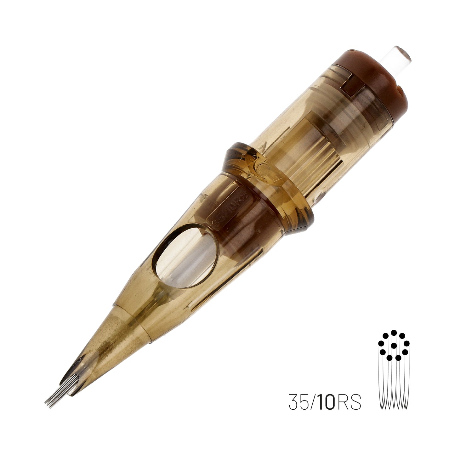 KWADRON Round Shaders #12 (0.35mm) Medium Taper