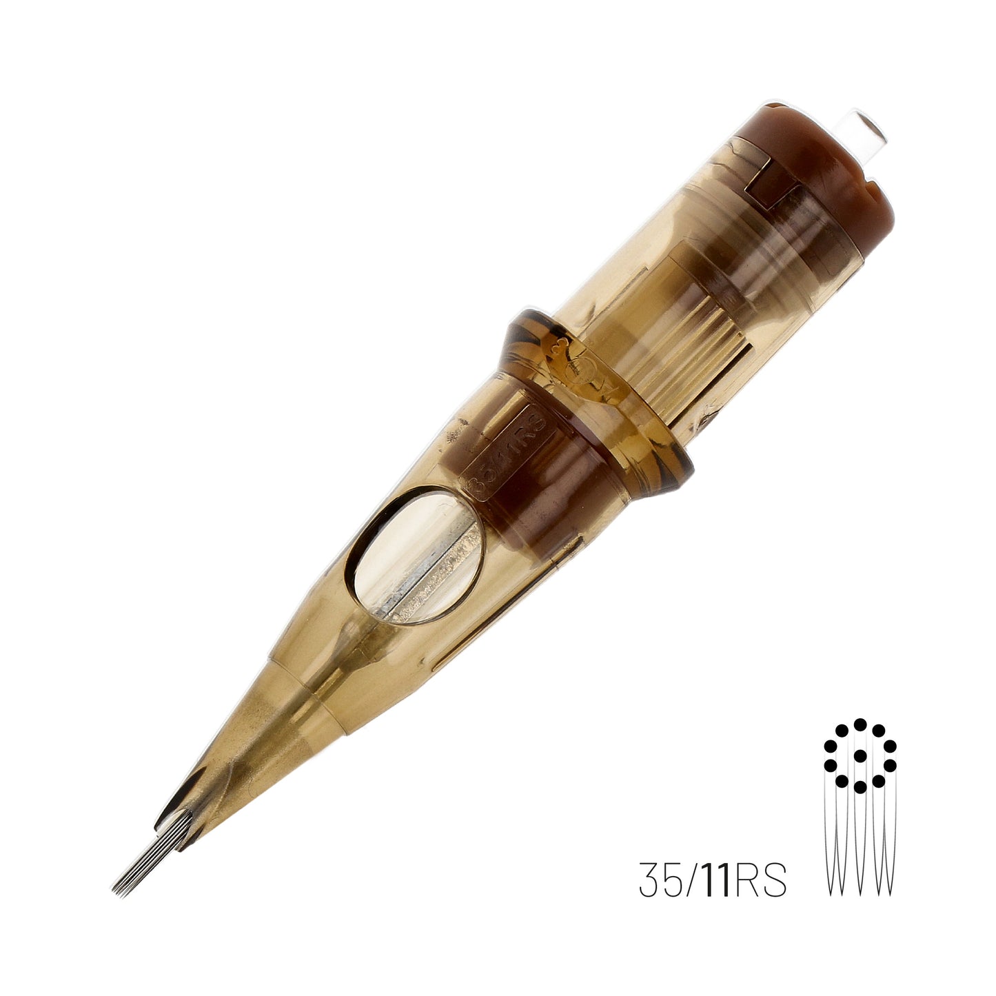 KWADRON Round Shaders #12 (0.35mm) Medium Taper