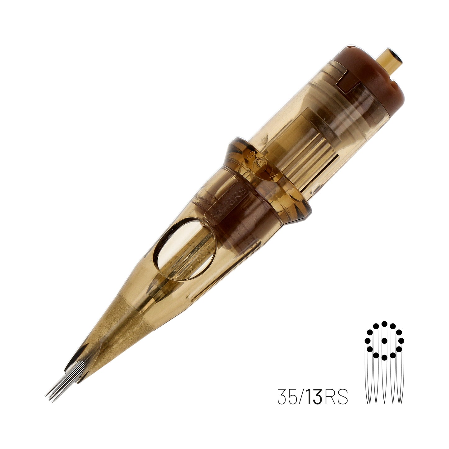 KWADRON Round Shaders #12 (0.35mm) Medium Taper
