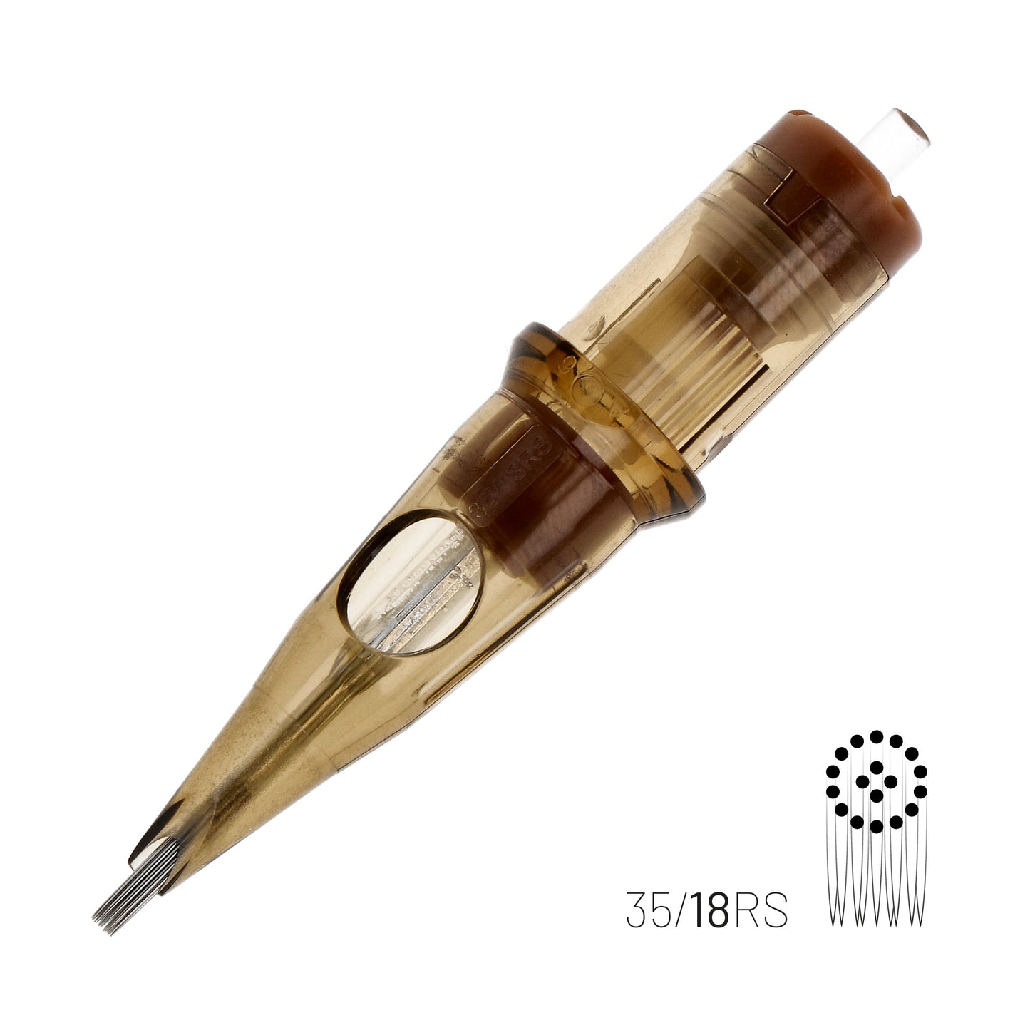 KWADRON Round Shaders #12 (0.35mm) Medium Taper