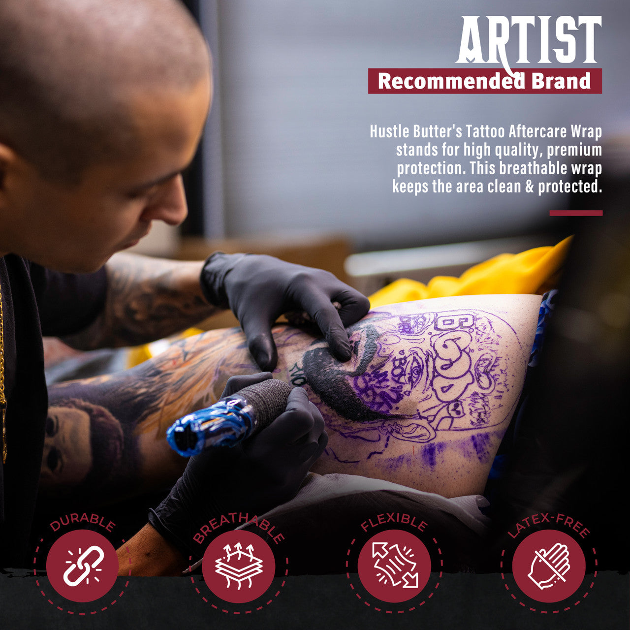 HUSTLE BUTTER  Tattoo Aftercare Wrap