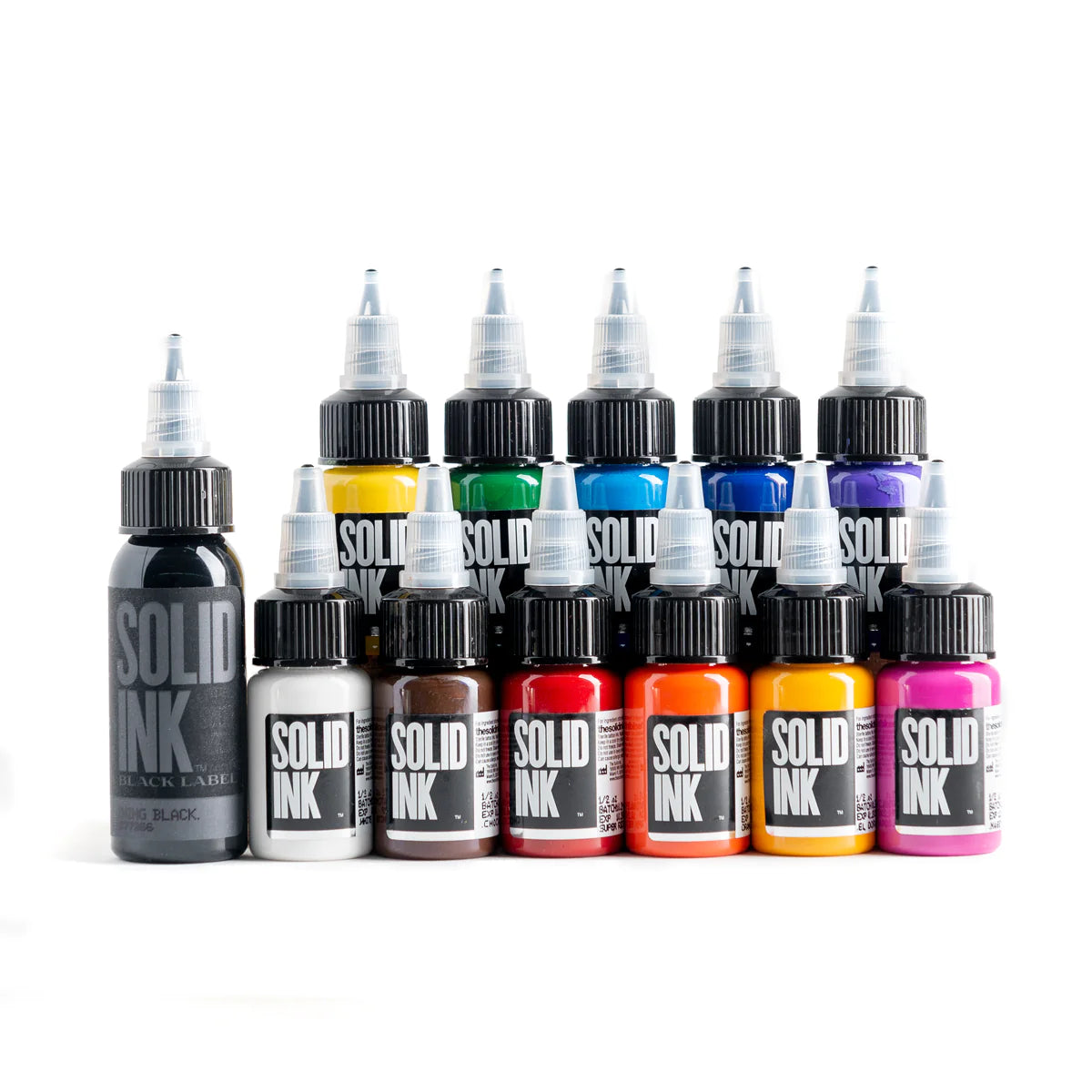 SOLID INK Mini Travel Set - 11 Half Ounce Colours + 1oz Black