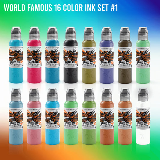 WORLD FAMOUS 16 Colour Ink Set #1