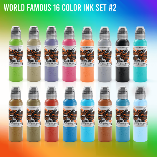 WORLD FAMOUS 16 Colour Ink Set #2
