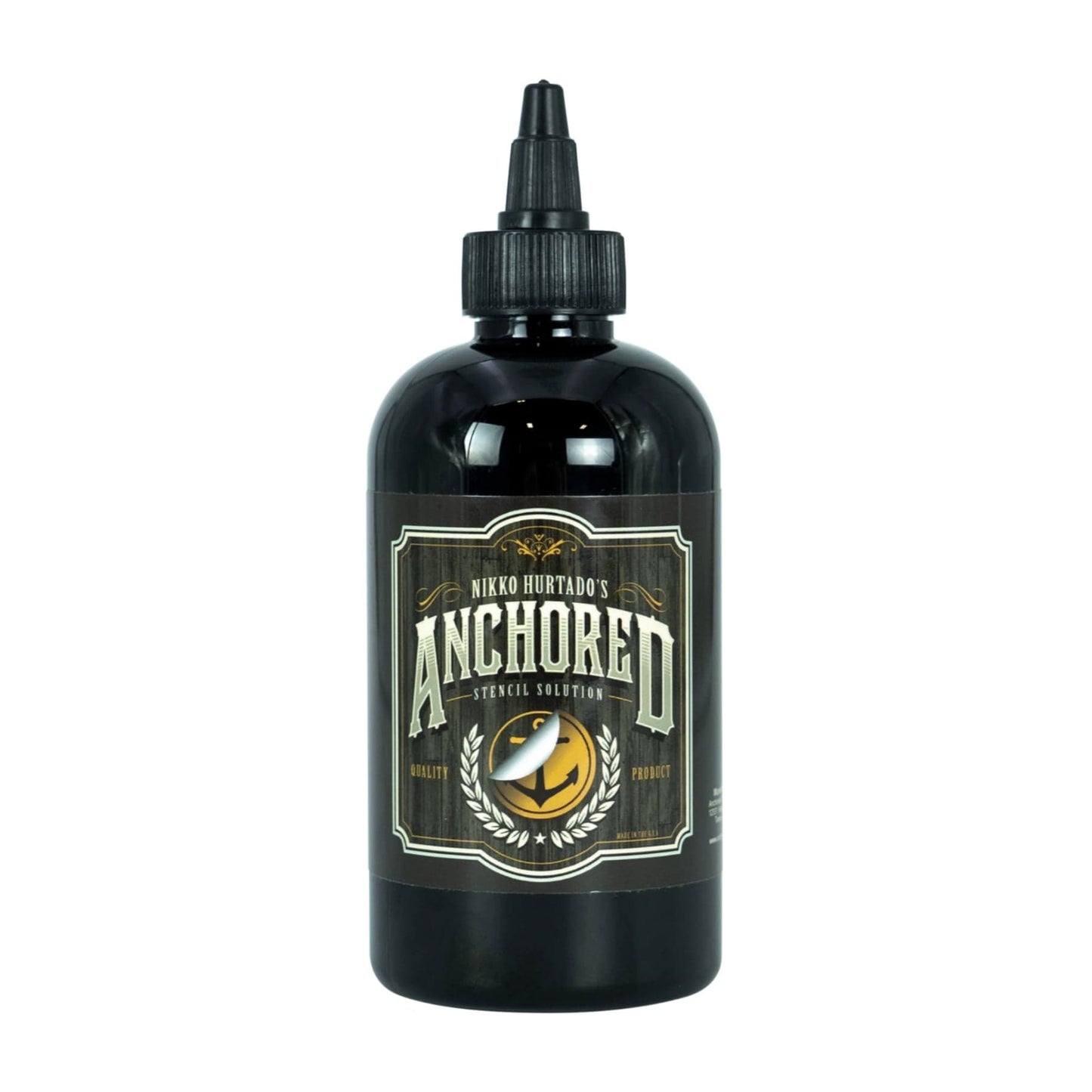 ANCHORED Stencil Solution (8 oz Bottle)