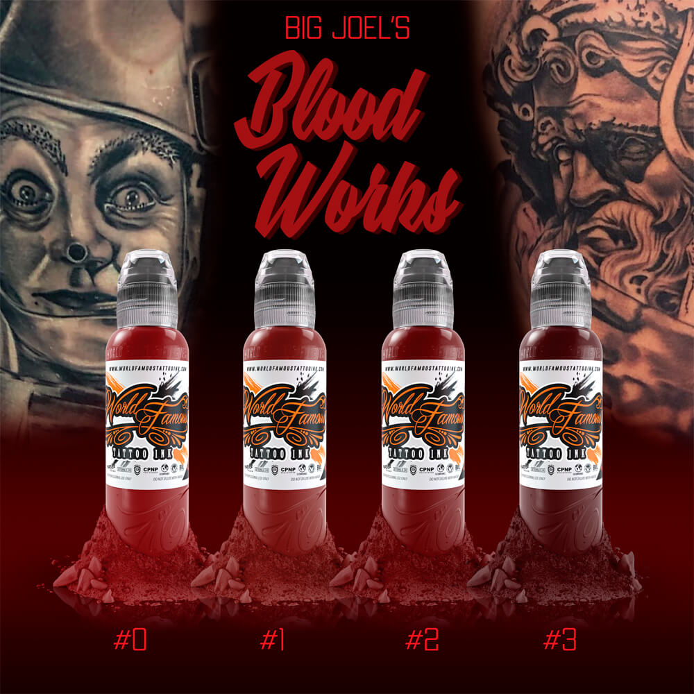 WORLD FAMOUS Big Joel's Blood Works Color Set