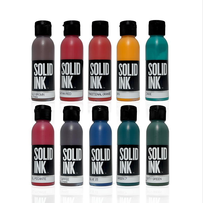 SOLID INK Old Pigments Set of 10