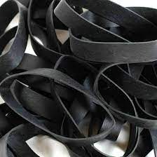 Wide Black Rubber Band 100pcs/bag