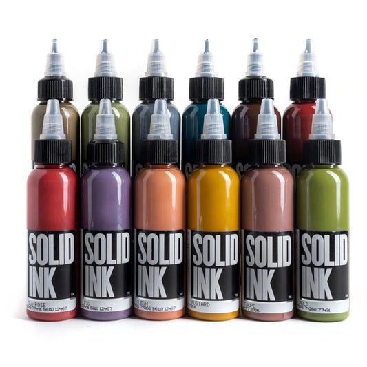 SOLID INK Opaque Earth 12 Colour Set