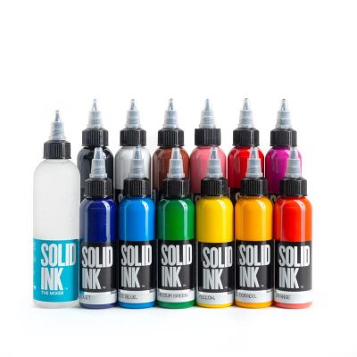 Solid Innk SOLID INK 12 Colour Set – Canada Tattoo Supply