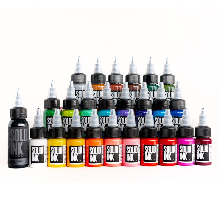 Solid Innk SOLID INK 25 Colur Set (1/2oz) – Canada Tattoo Supply