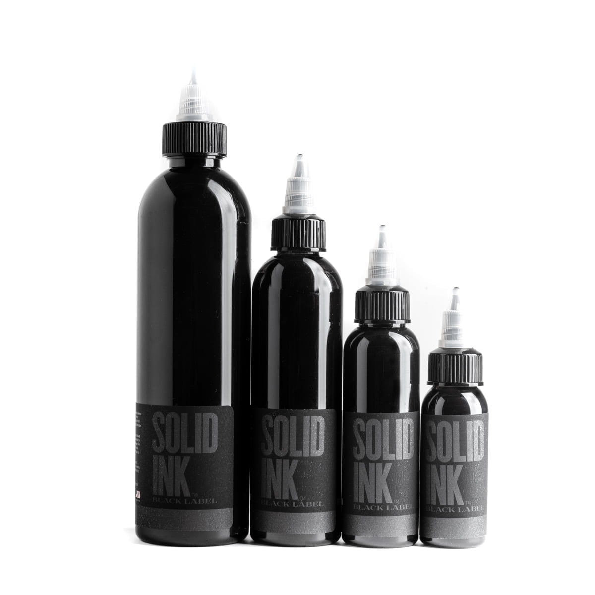 Lable For Ink Ration SOLID INK Black Label Lining Black – Canada Tattoo Supply