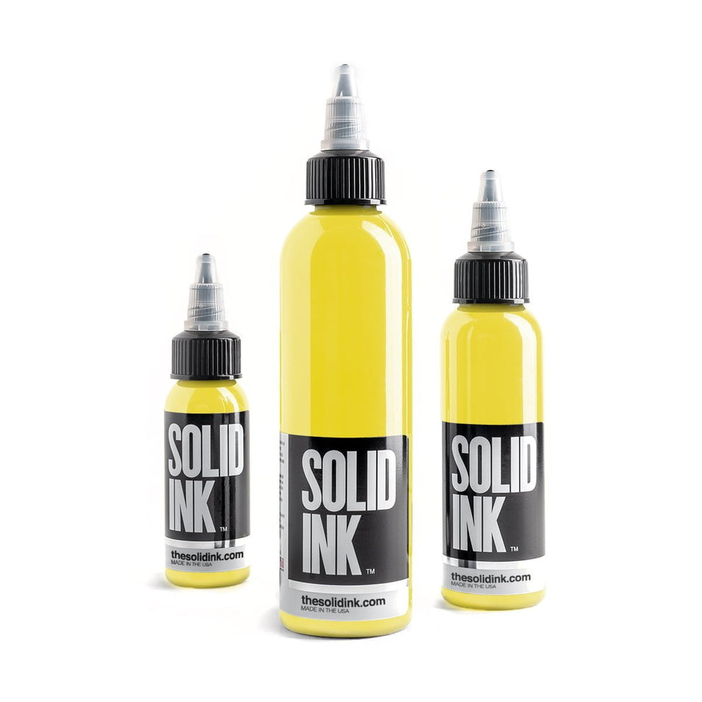 SOLID INK Yellow – Canada Tattoo Supply